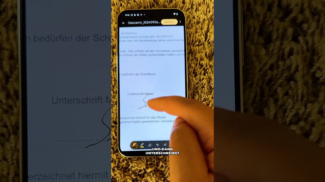 Dokumente scannen & digital unterschreiben ✍️