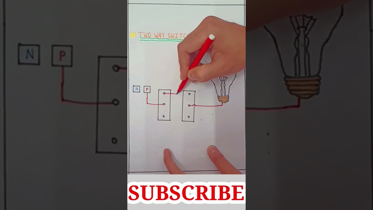 #short | Two-Way Switch Wiring Guide | Simple Connection & Diagram