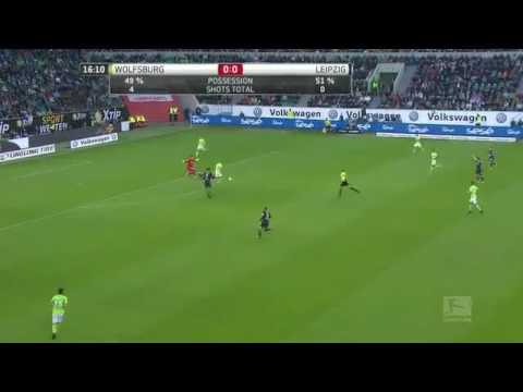 ไฮไลท์โวล์ฟสบวร์ก 0-1 RB ไลป์ซิกบุนเดสลีกา