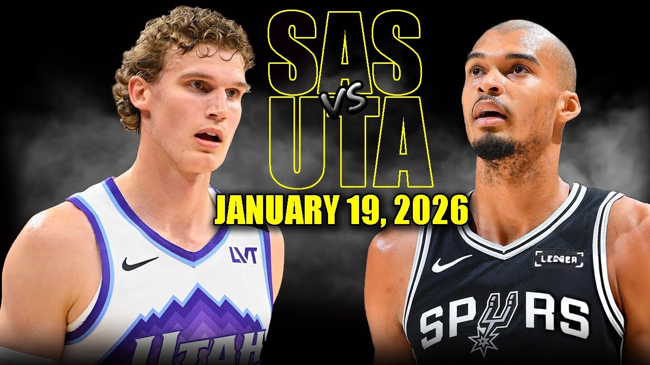 San Antonio Spurs vs Utah Jazz Highlights – Jan 19, 2026 🏀