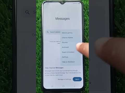 How to Turn On SMS Delivery Reports on Samsung Galaxy #shorts