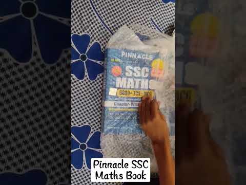 Pinnacle Maths Book Unboxing & Review || SSC CGL Maths book #ssc #ssccgl #sscchsl #pinnacle #books