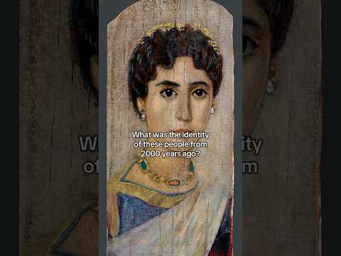 The complexity of the Fayum portraits! #history #art