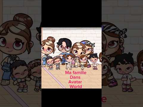 Ma famille dans avatar world vs la vrais vie🤣