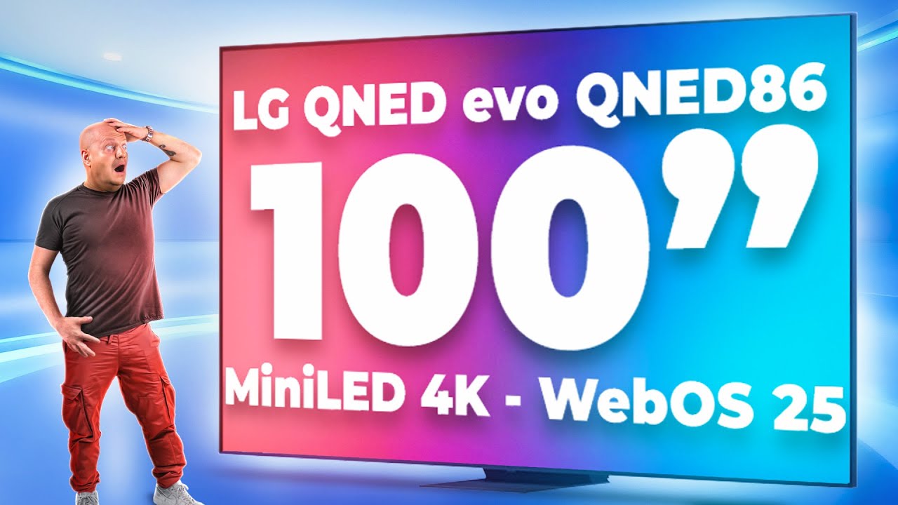 Le téléviseur LG QNED evo QNED86 de 100 pouces 4K MiniLED est EXTRAORDINAIRE 😱