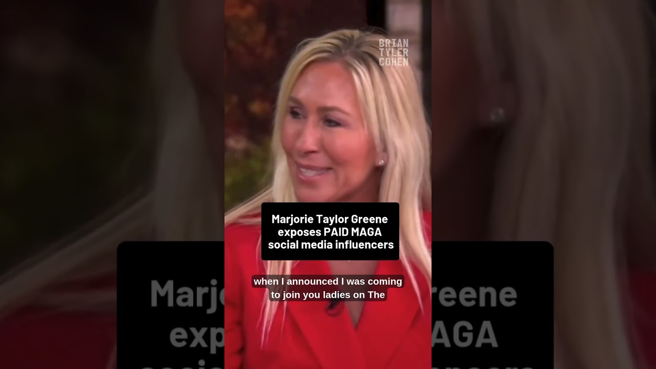 Marjorie Taylor Greene Reveals Paid MAGA Social Media Influencers