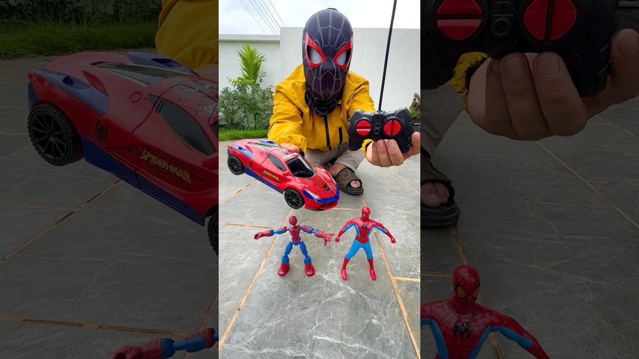 Unboxing & Testing New Spider-Man Toy Car 🚗