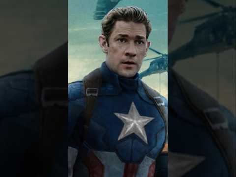John Krasinski as Captain America #captainamerica #marvel #steverogers