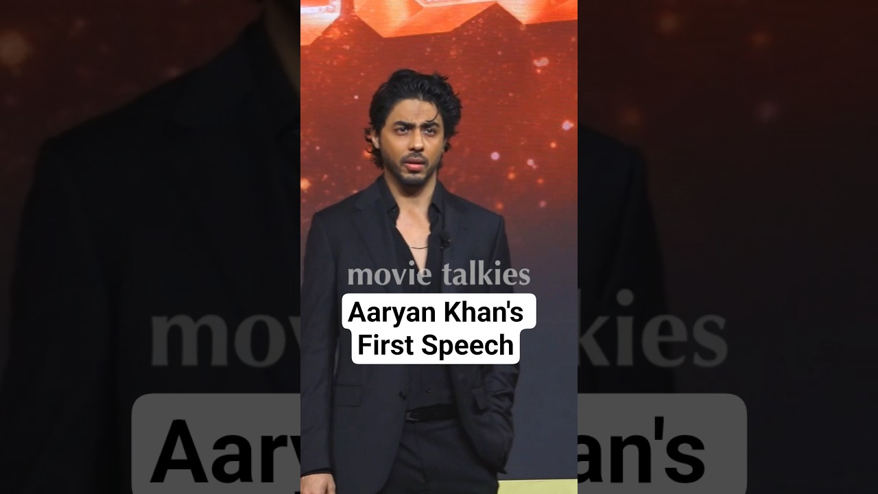 Aryan Khan's First Speech: The Bad Side of Bollywood 🎬