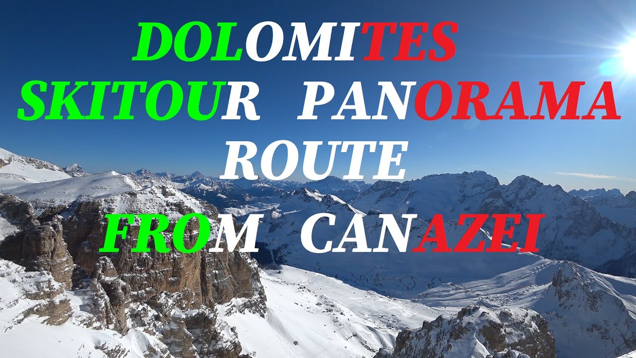 Explore Dolomiti Canazei Ski & Skitour Route ⛷️