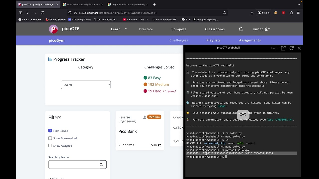 PicoCTF Power Crypto Challenge 🔐