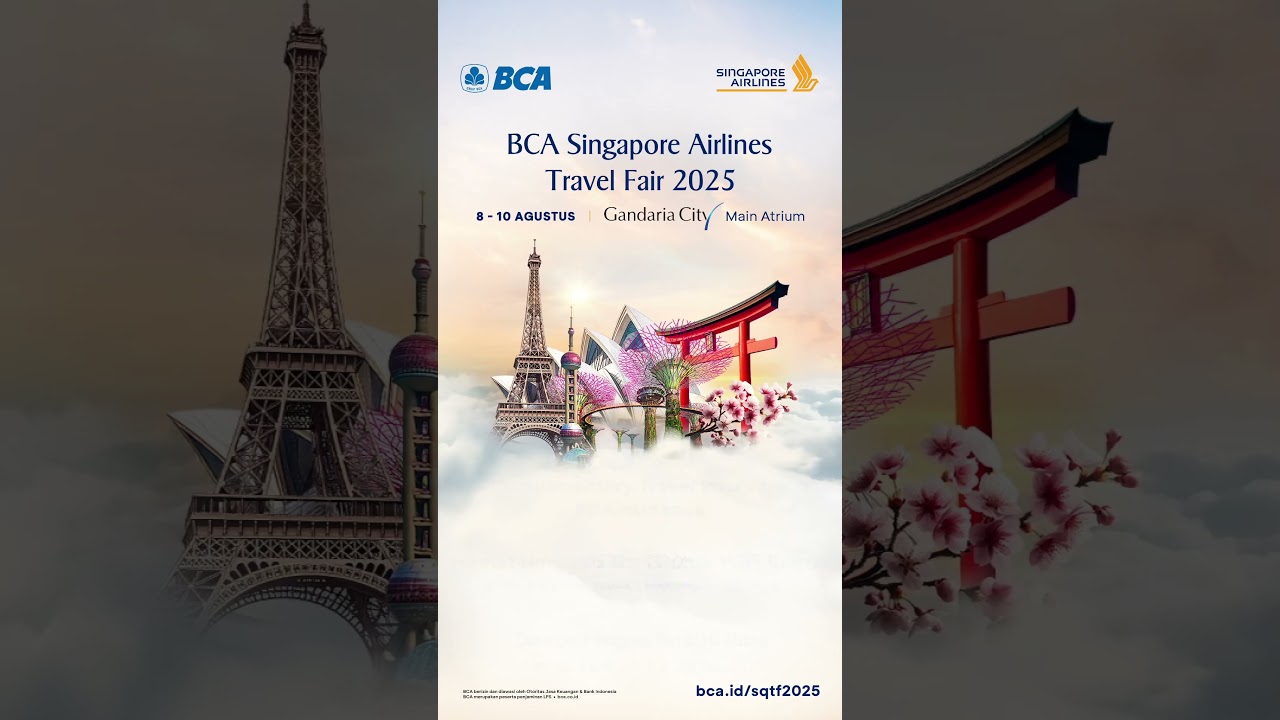 BCA Singapore Airlines Travel Fair Kembali! ✈️