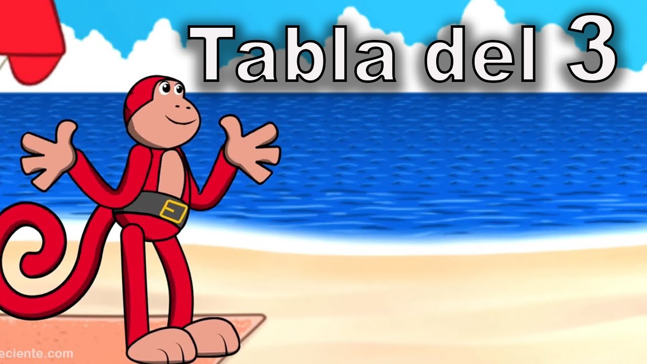 Aprende la Tabla del 3 con el Mono Sílabo - Video Educativo