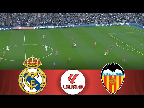 Real Madrid vs Valencia | La Liga 2025/26 | Watch Along & eFootball Match