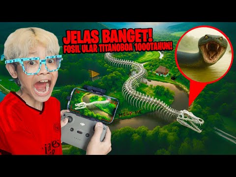 JELAS BANGET!!! DRONE BOCIL MEREKAM NAMPAK KERANGKA ULAR TITANOBOA GIGAS YANG TERSEMBUNYI DI HUTAN!