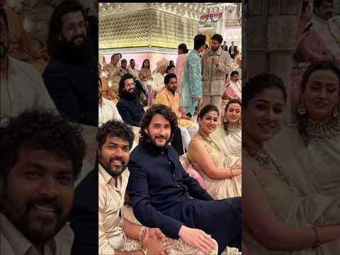 South Indian actors at Ambani wedding #trending #bollywood #southactors #ambaniwedding