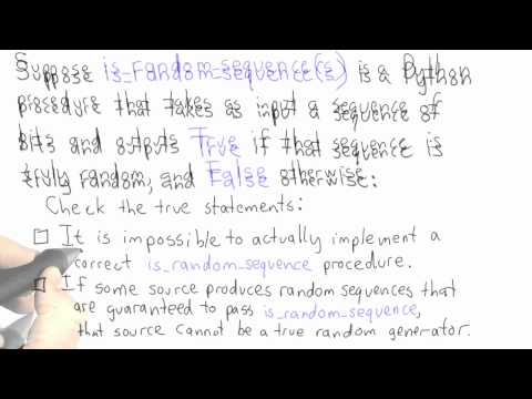 Randomness - Applied Cryptography