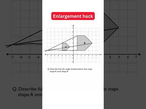 How To EASILY Solve Enlargement Problems | Enlarge Shape GCSE Maths