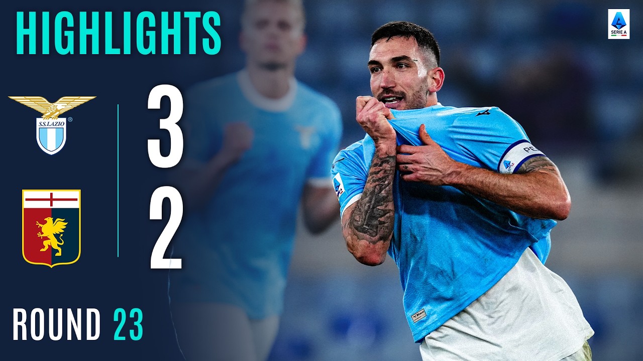 LAZIO-GENOA 3-2 | HIGHLIGHTS | Cataldi With a Late Winner | Serie A 2025/26
