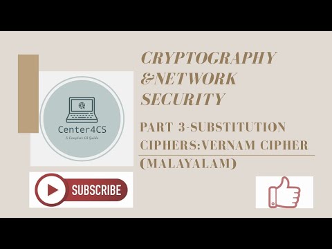 Part 6 : Substitution Ciphers - Vernam Cipher