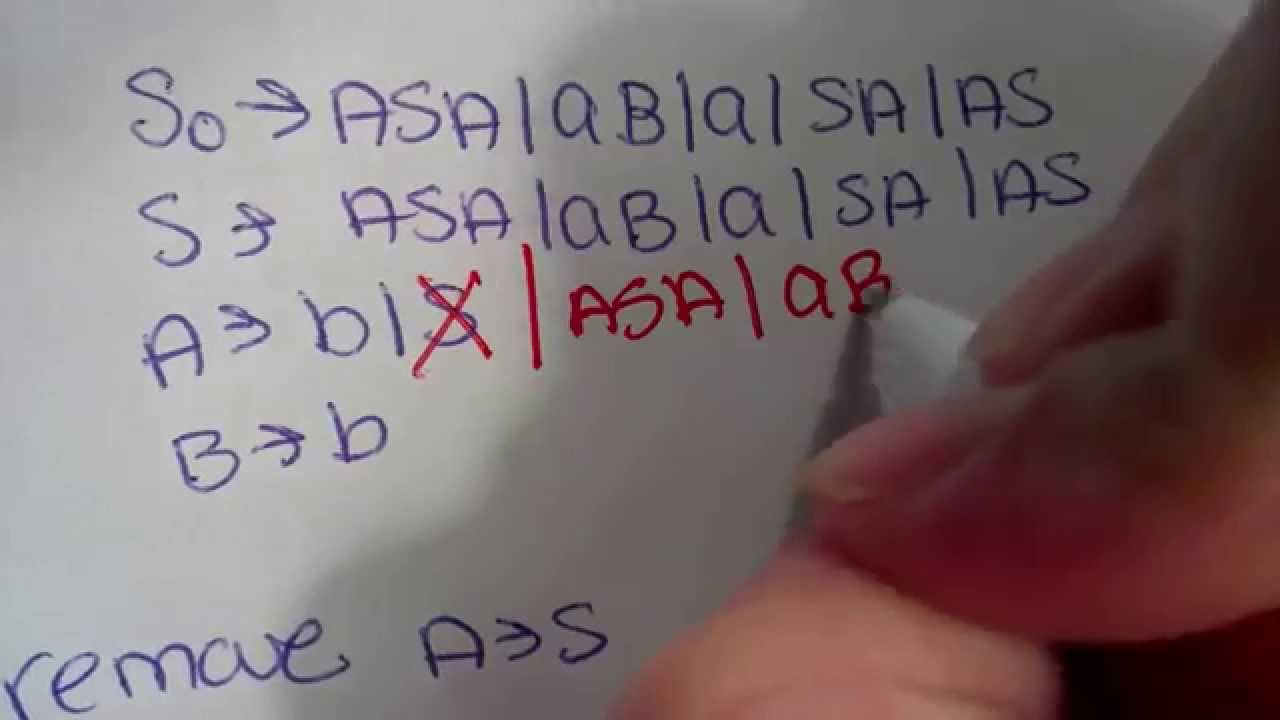 cs461 Transform CFG to Chomsky Normal Form ๐