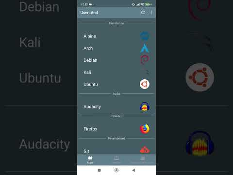 kali linux android userland 2024