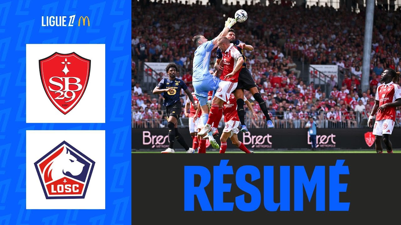 Match DINGUE : Incroyable pluie de buts entre Brest et Lille ⚽ | Résumé de la 1ère journée Ligue 1 2025/26