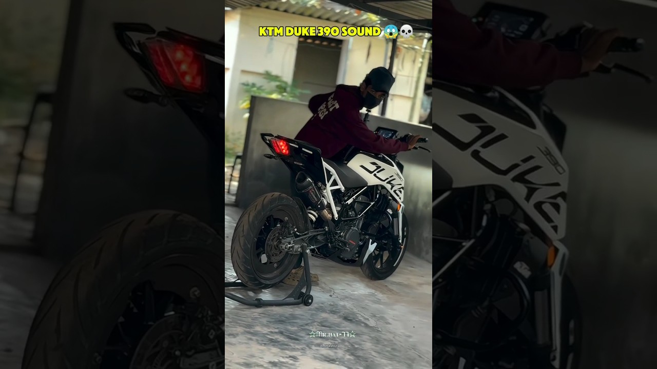 KTM Duke 390 Exhaust Sound - Mind-Blowing🔥 #Shorts