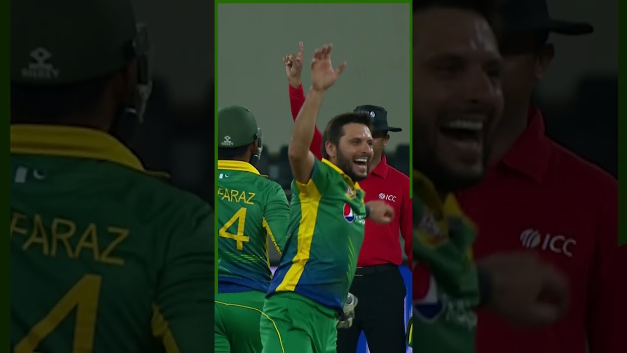 PCB Archive - Shahid Afridi's Impressive Bowling Spell | PAK vs ENG 2nd T20I, 2015 #Shorts M4C2A