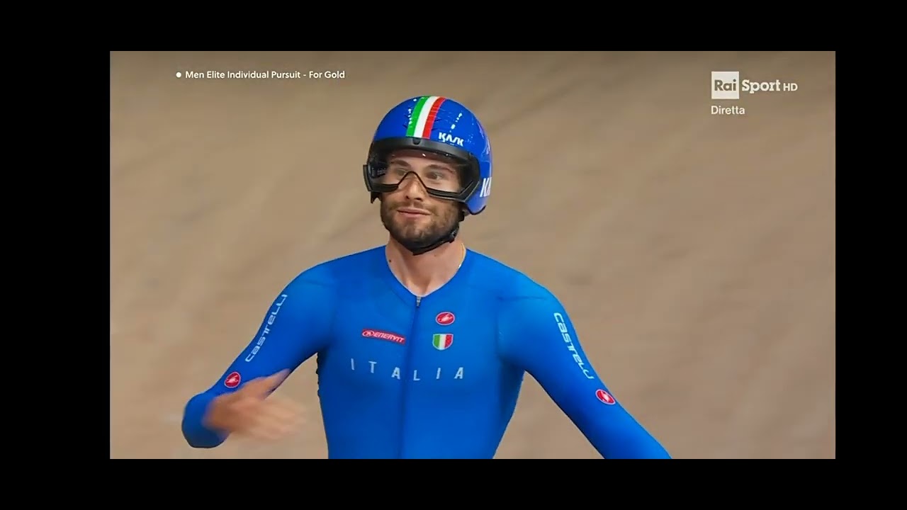 Mondiali Ciclismo Glasgow 2023: L'ultimo km di Filippo Ganna commentato da Francesco Pancani 🚴♂️