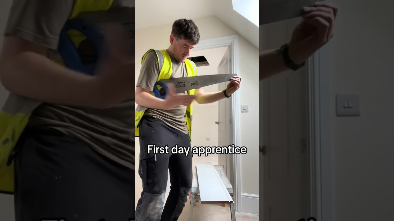 First Day as Apprentice vs. Qualified Carpenter 🛠️