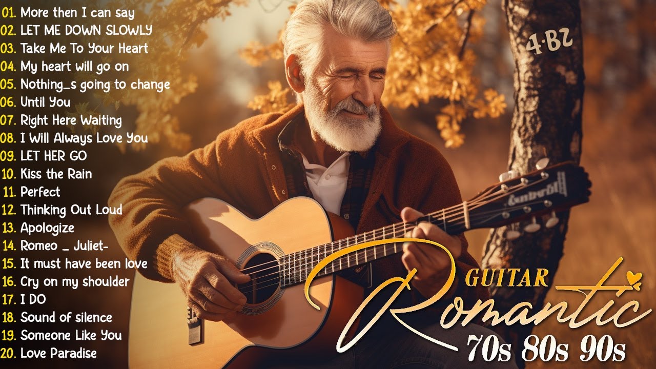 THE 100 Top 100 Romantic Guitar Melodies 🎶 Relaxing Instrumental Music for Love & Calm