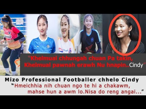 Mizo Hmeichhe Footballer hmelṭha Cindy biangbiakna