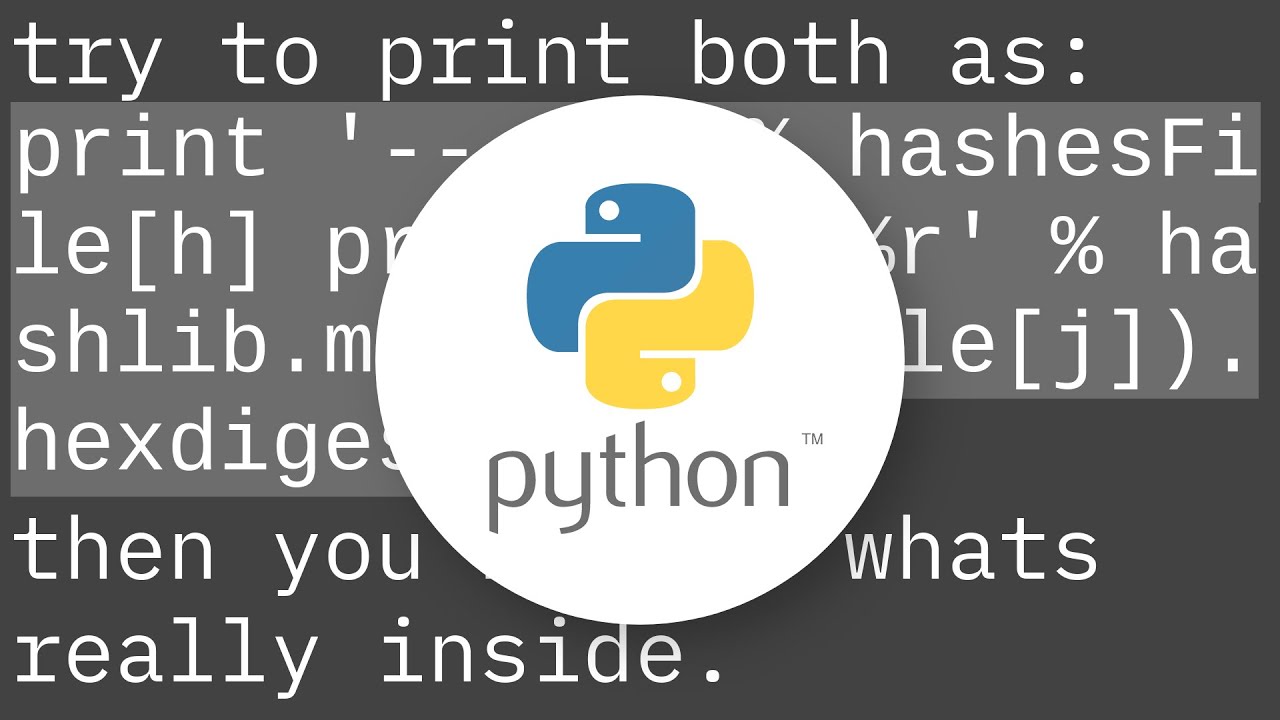 Compare Python MD5 Hashes Efficiently π