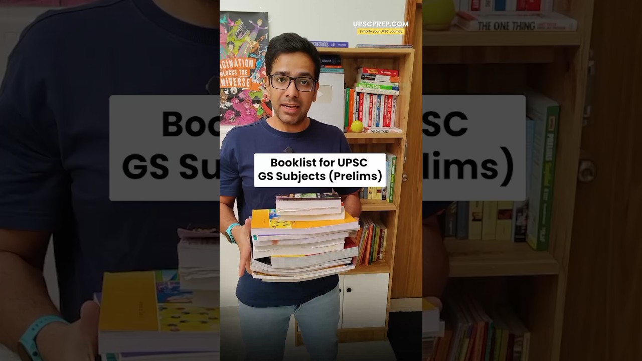 UPSC GS Booklist for Prelims 📚