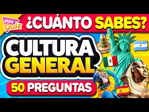 Mide Tu Nivel de Cultura 📚 Preguntas y Respuestas 🧠 | Play Quiz Trivia