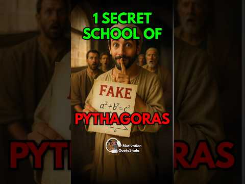 Pythagoras’ 1 Secret School 😮 5 Rules Made GENIUSES 🧠#studytips