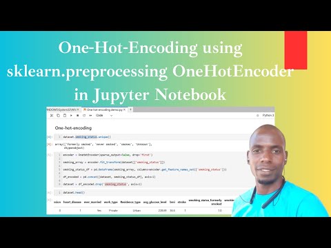 One Hot Encoding using sk-learn OneHotEncoder in Jupyter Notebook | Feature Engineering