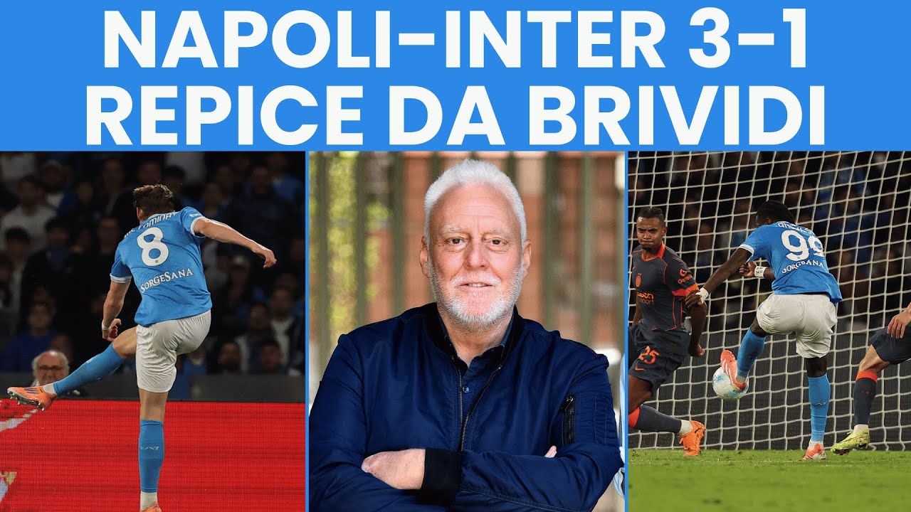 Napoli-Inter 3-1: Emozioni e Commento di Francesco Repice 🎙️