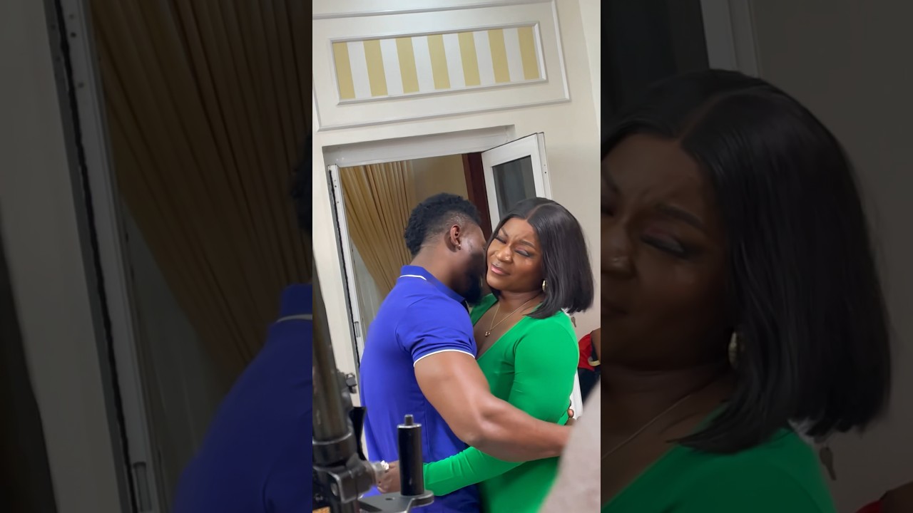 Watch Destiny Etiko and Maurice Sam's Romantic Kiss in New Nollywood Film 🎬