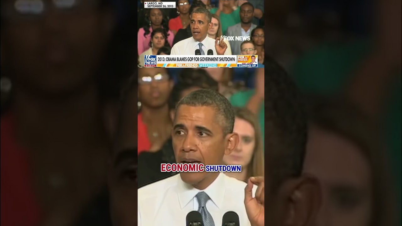 Obama Blames Republicans for 2013 Shutdown in Uncovered Video 🎥