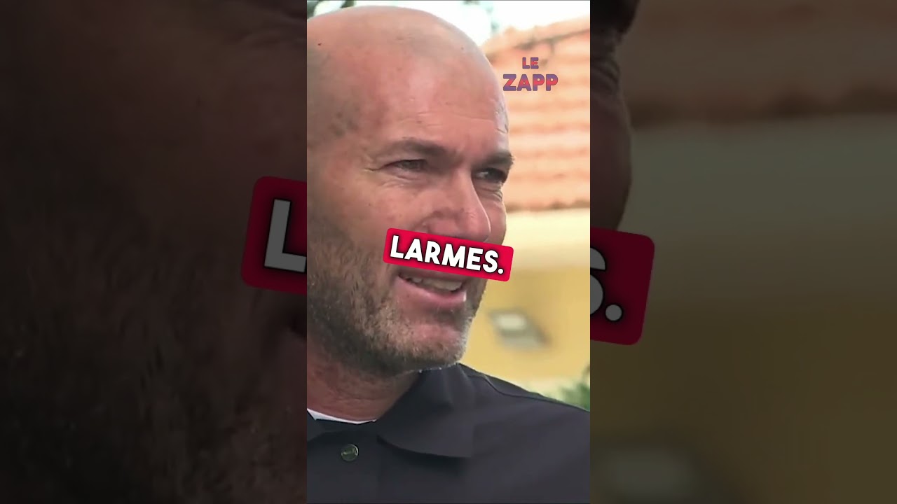 Zidane en larmes pour l'association Le Point Rose 😢