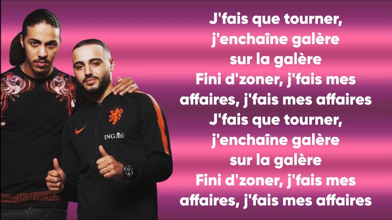 Djadja & Dinaz - J'fais mes affaires 🎶 Paroles et Lyrics Complets