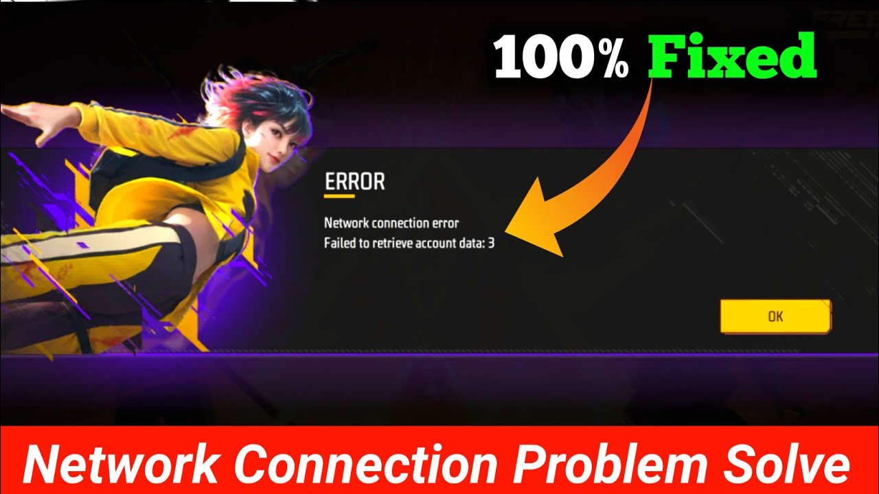 Free Fire Network Connection Error Server Login Failed: 2 | Free Fire Network Connection Problem fix