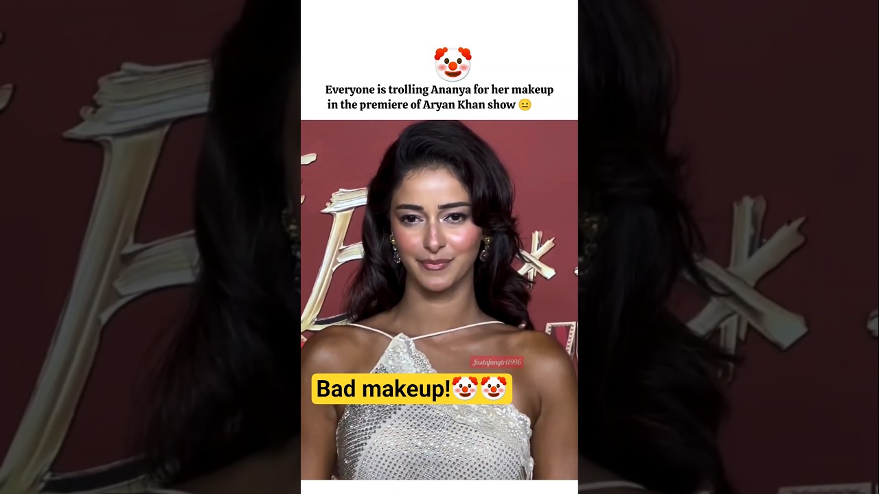 Ananya Panday Trolled for Makeup at Aryan Khan Netflix Premiere 😢