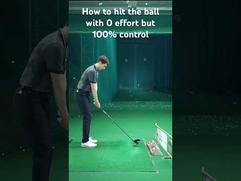 How to gain distance with your driver with less effort #golf #golfswing #draw #slice #slowmotion
