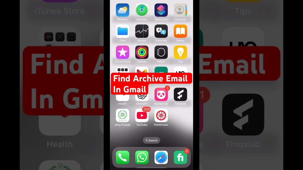Easily Locate Archived Emails in Gmail on Your iPhone 📧