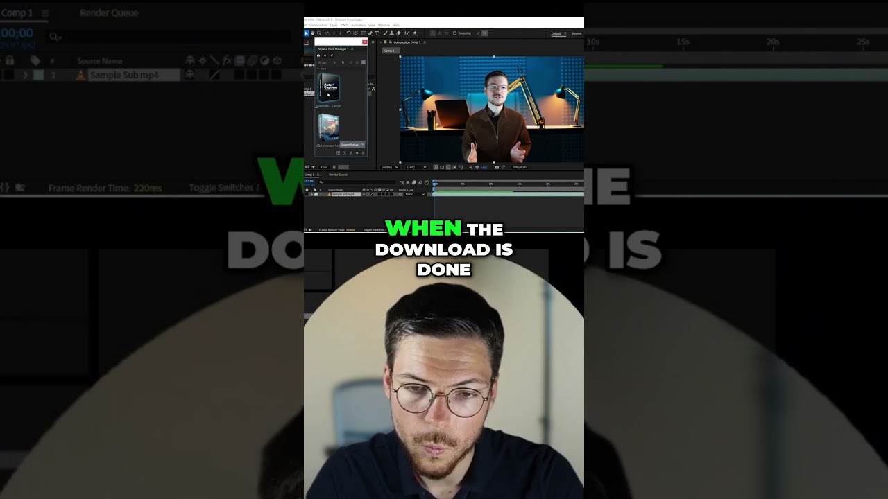Auto Subtitles in After Effects Made Easy 🎥