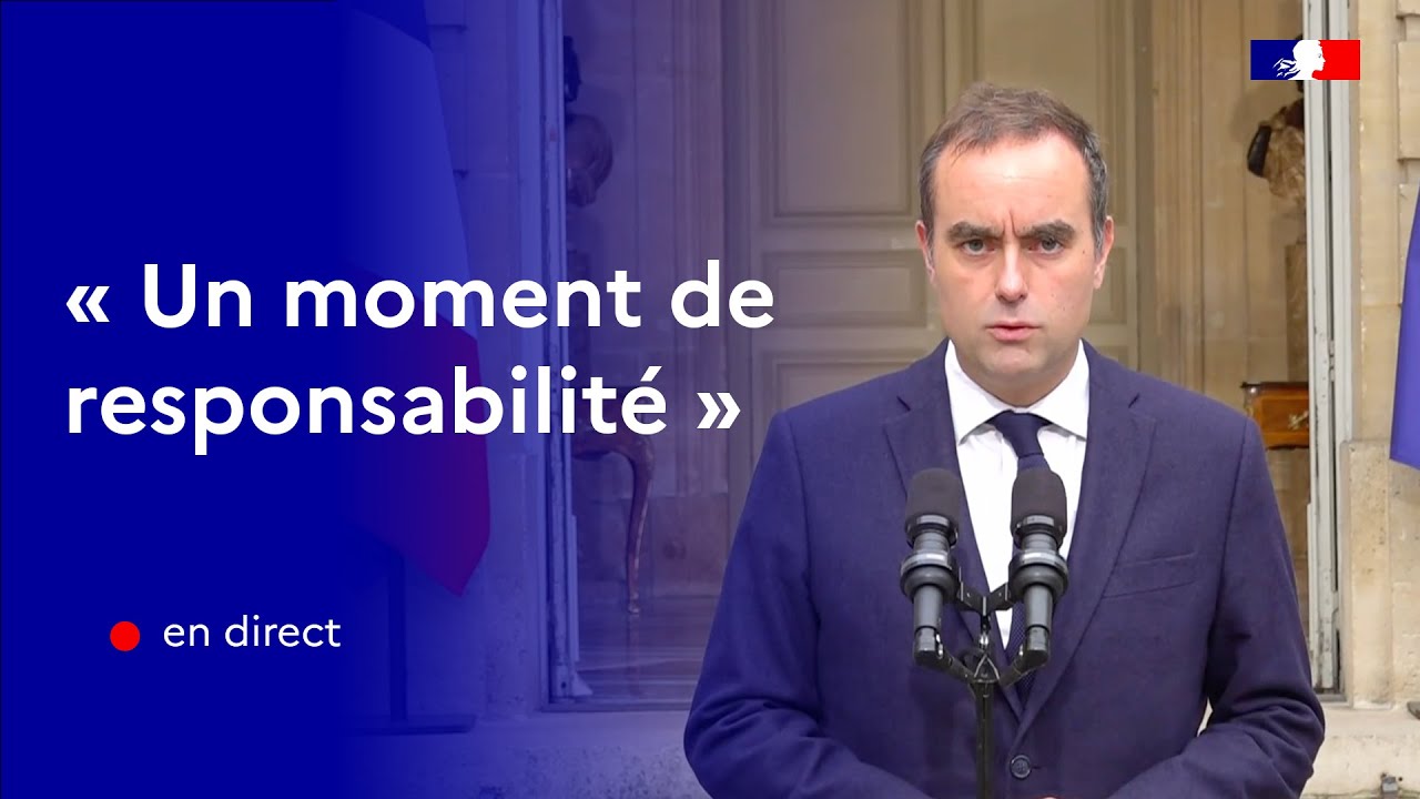 Déclaration en Direct du Premier Ministre