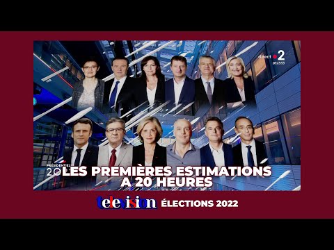 France 2 - Présidentielle 2022 | 1er tour : les premières estimations à 20h